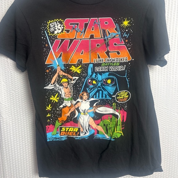 MAD Engine Star Wars Tee - Black with Vibrant Print - Picture 1 of 3
